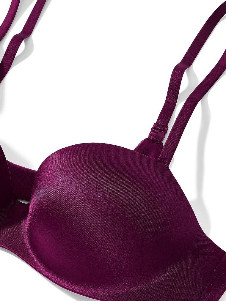 Sutien ușor căptușit cu balconet FlexFactor. Produsul este de culoare mov și provine din colecția Body by Victoria.