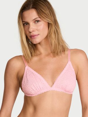 Victoria's Secret Bustieră Bralette Lacie triunghiulară fără căptușeală