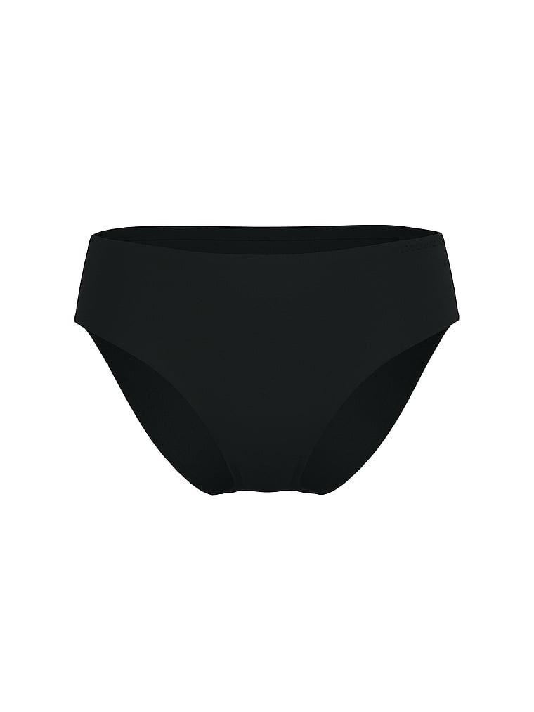 Chiloți bikini flexibili din microfibră. Produsul este negru și provine din colecția Body by Victoria.