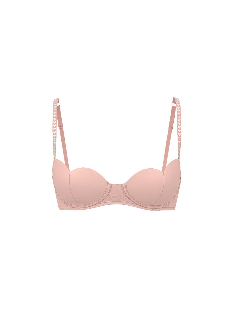 Twinkle Petal Hearts, sutien ușor căptușit. Produsul este roz și provine din colecția Dream Angels.