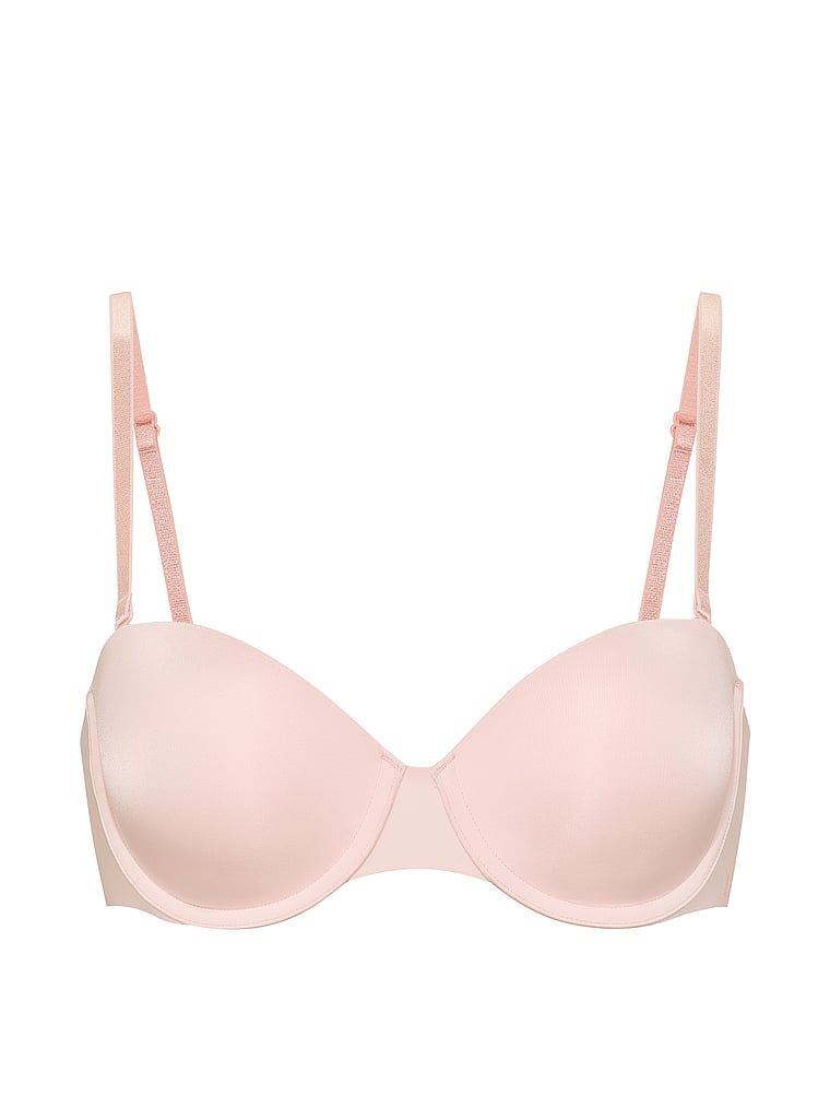 Sutien pushless fără bretele Uplift. Produsul este roz și provine din colecția Victoria's Secret Bar.
