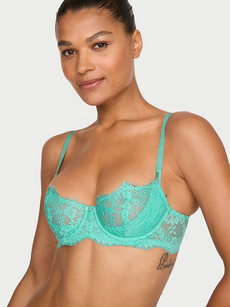Dream Angels Sutien Balconette Wicked din dantelă, fără căptușeală