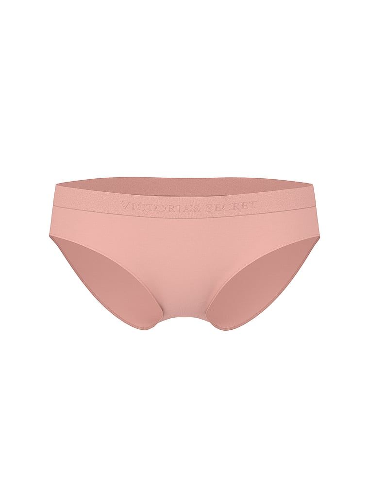 Chiloți Seamless Shine Bikini. Produsul este de culoare roz și provine din colecția Seamless
