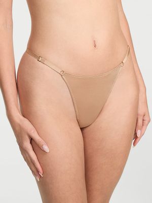 Very Sexy Chiloți V-string cu ornament metalic