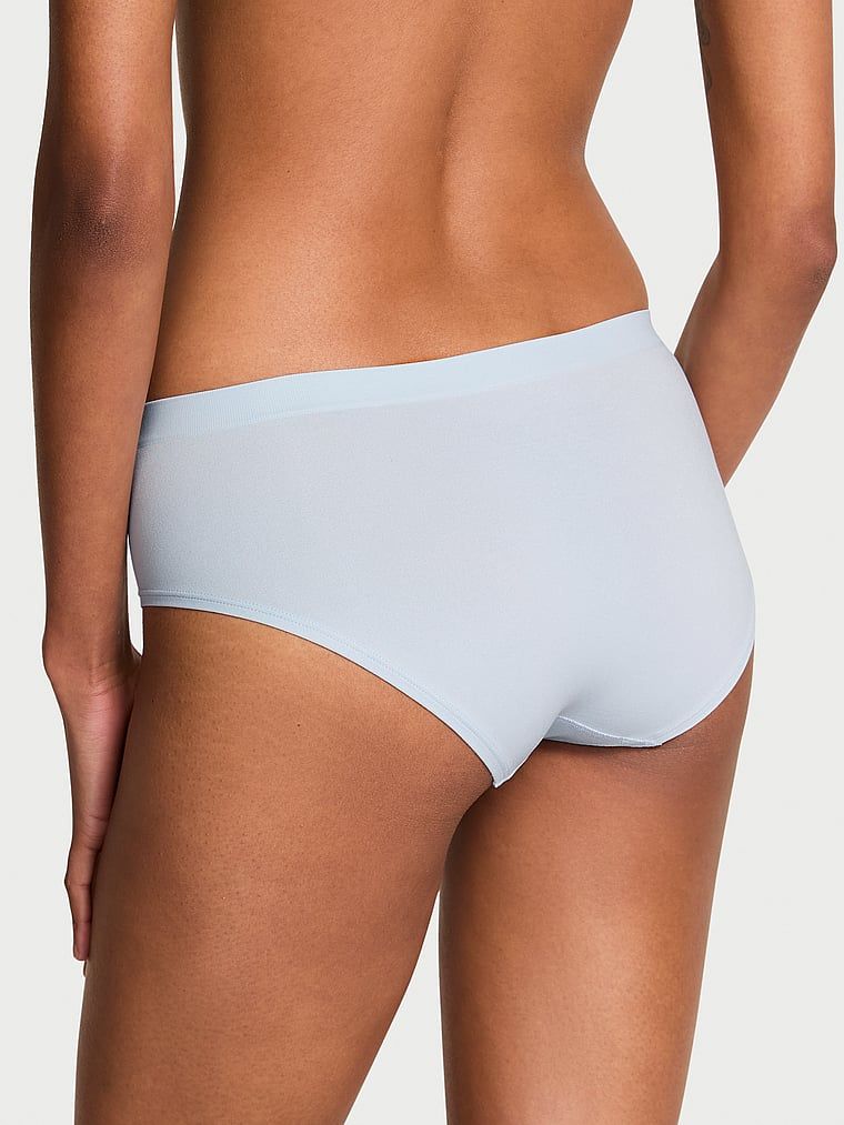 Chiloți cu logo strălucitor Seamless Sparkle Hiphugger. Produsul este de culoare albastră și provine din colecția Seamless