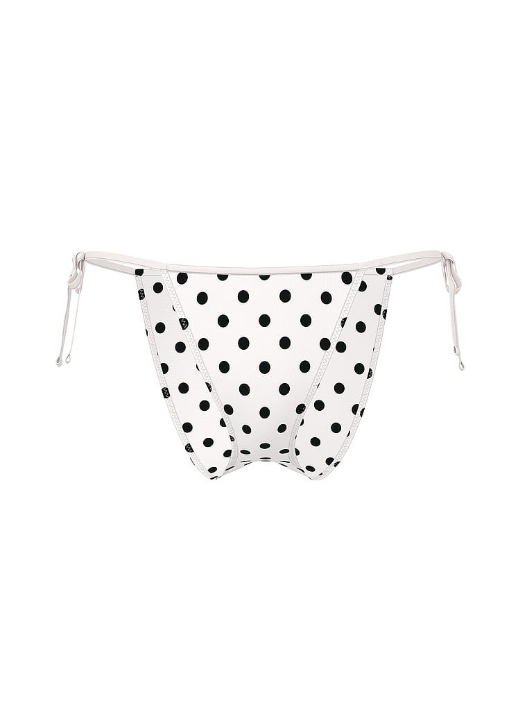 Pantaloni de bikini legat pe laterale, Tease Cheeky. Produsul este modelat și provine din colecția Victoria's Secret Swim.