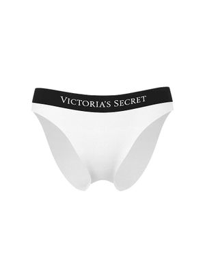 Victoria's Secret Swim Chiloți Bikini cu logo emblematic VS
