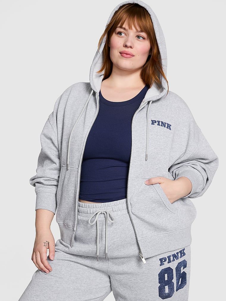 Hanorac Ivy Fleece cu fermoar