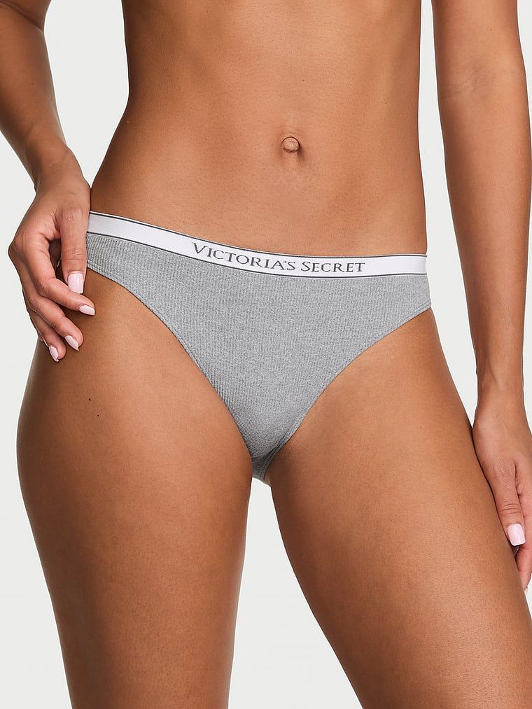 Seamless Chiloți Bikini fără cusături, cu nervuri și logo