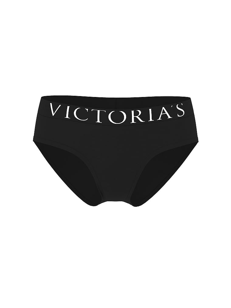 Chiloți de bumbac Logo Exploded Hiphugger. Produsul este negru și provine din colecția Cotton.