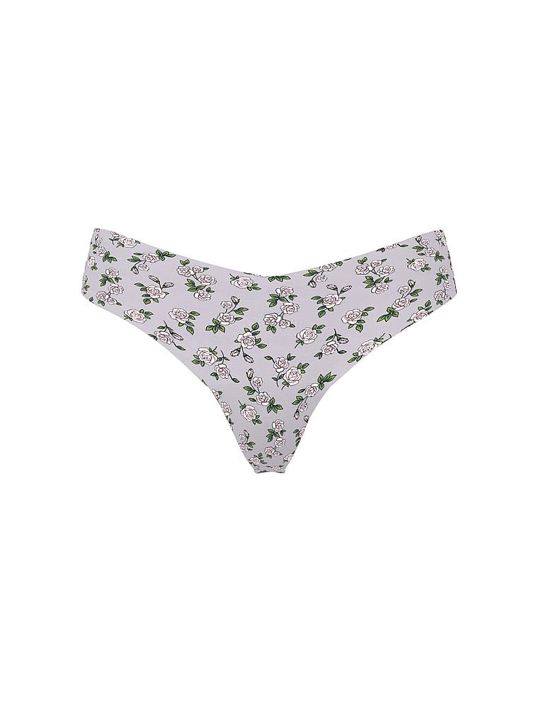 Tanga fără cusură. Produsul are o culoare florală și provine din colecția No-Show.
