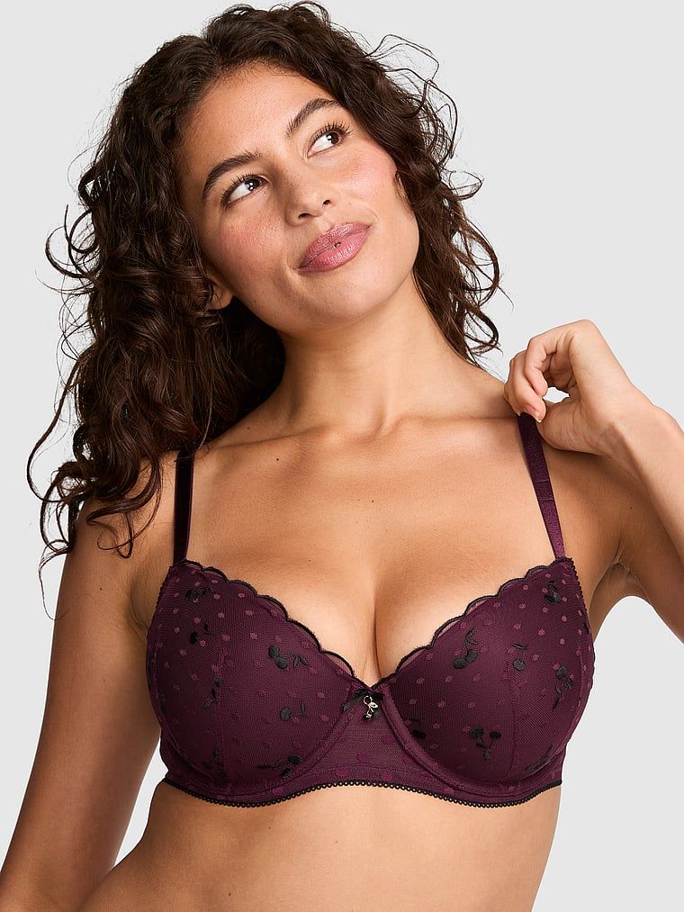 PINK Sutien balconette ușor căptușit PINK Wink