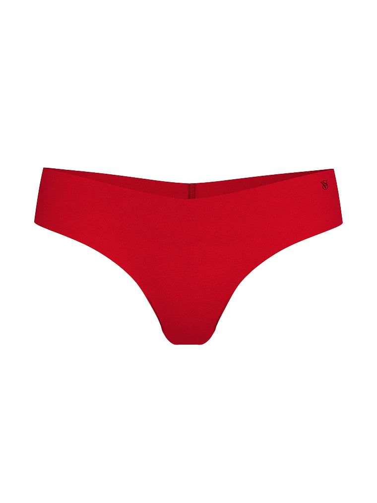 Tanga fără sudură fără prezentare. Produsul este de culoare roșie și provine din colecția No-Show.