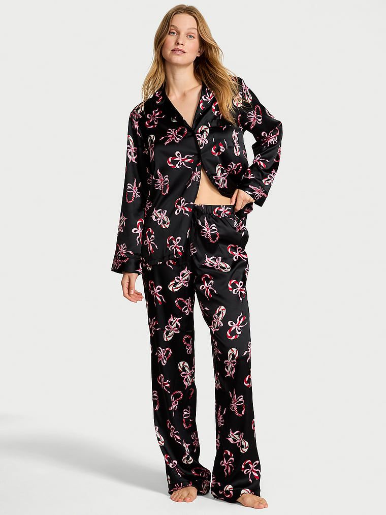 Victorias Secret Set pijama lungă din satin Glazed
