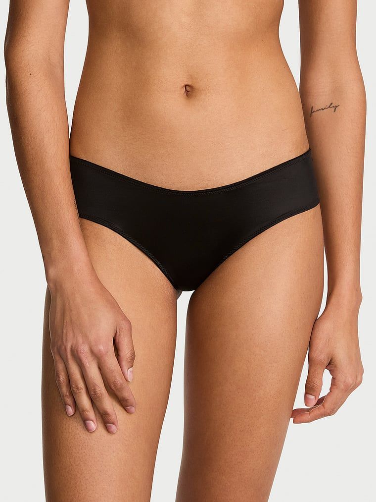 Chiloți cu un spate unic Shine Bow Cheeky. Produsul este negru și provine din colecția Very Sexy.