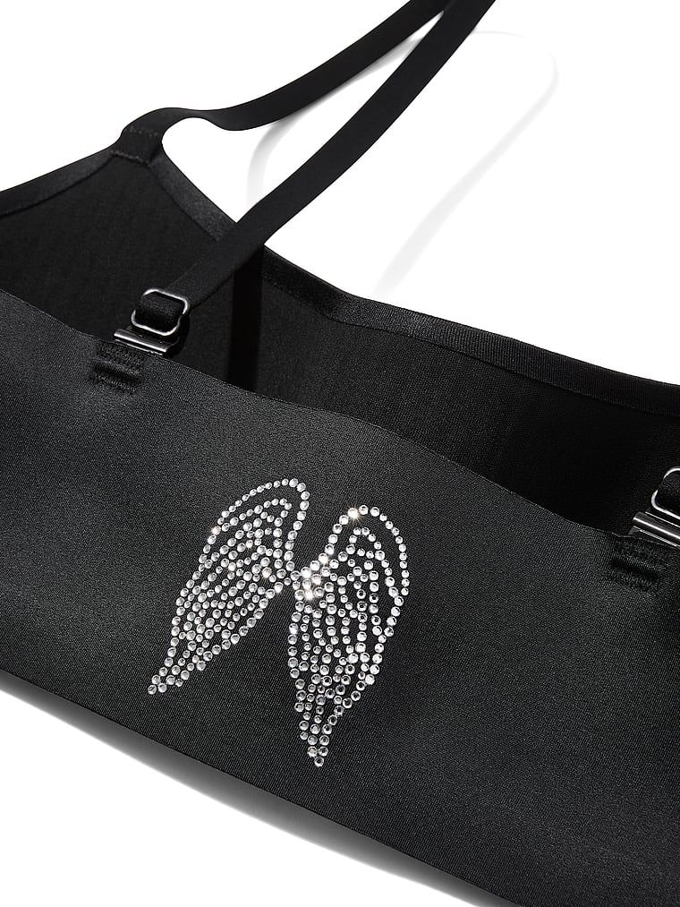 Sutiene sport realizat din material lucios VSX Featherweight Light GlossyTech. Produsul este negru și provine din colecția VSX.
