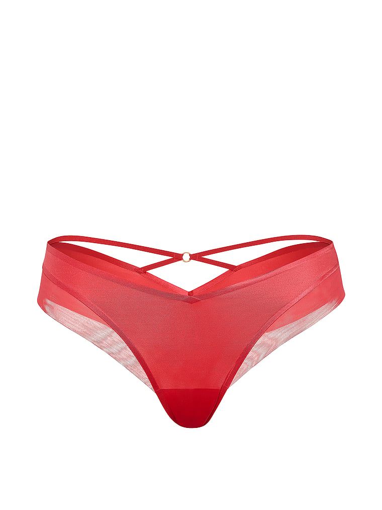 Chiloți cu bretele la spatele Sheer Reveal Cheeky. Produsul este roz și provine din colecția Very Sexy.