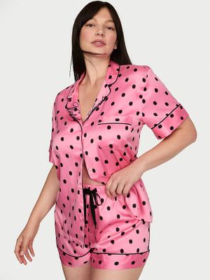 Victoria's Secret Set pijama scurtă Signature din satin