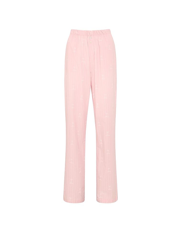Pantaloni de pijama Heritage din bumbac Mix & Match. Produsul are o culoare cu model și provine din colecția Victoria's Secret.