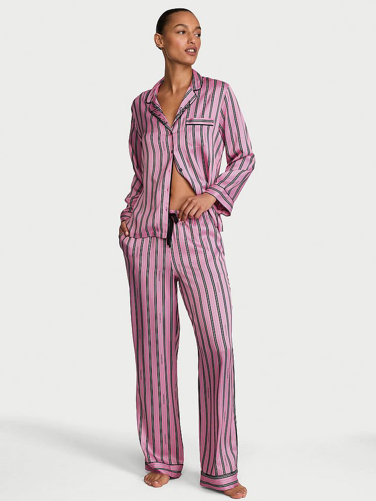 Victoria's Secret Set pijamale lungi din satin