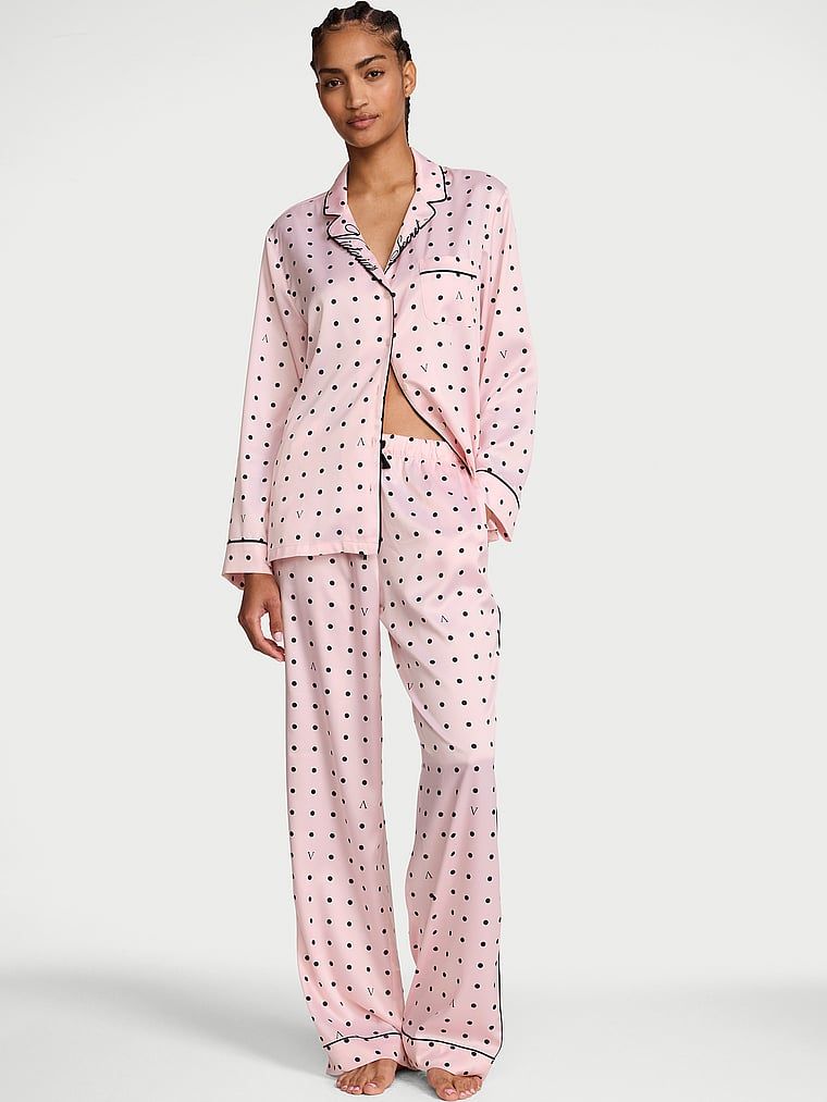 Victoria's Secret Set pijamale lungi din satin