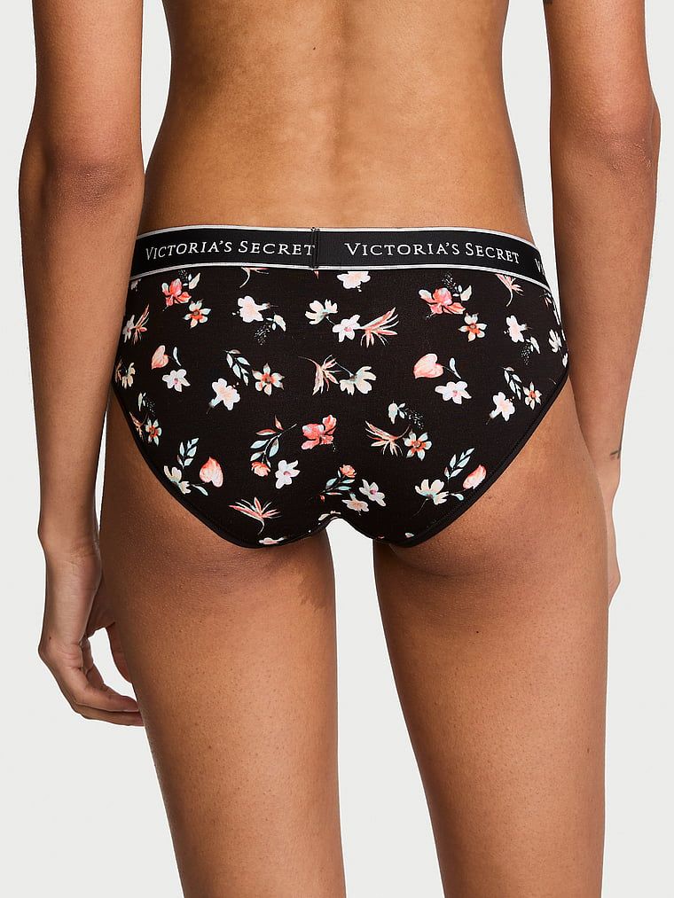 Chiloți din bumbac cu logo-ul Hiphugger în talie. Produsul are un model floral și provine din colecția Bumbac.