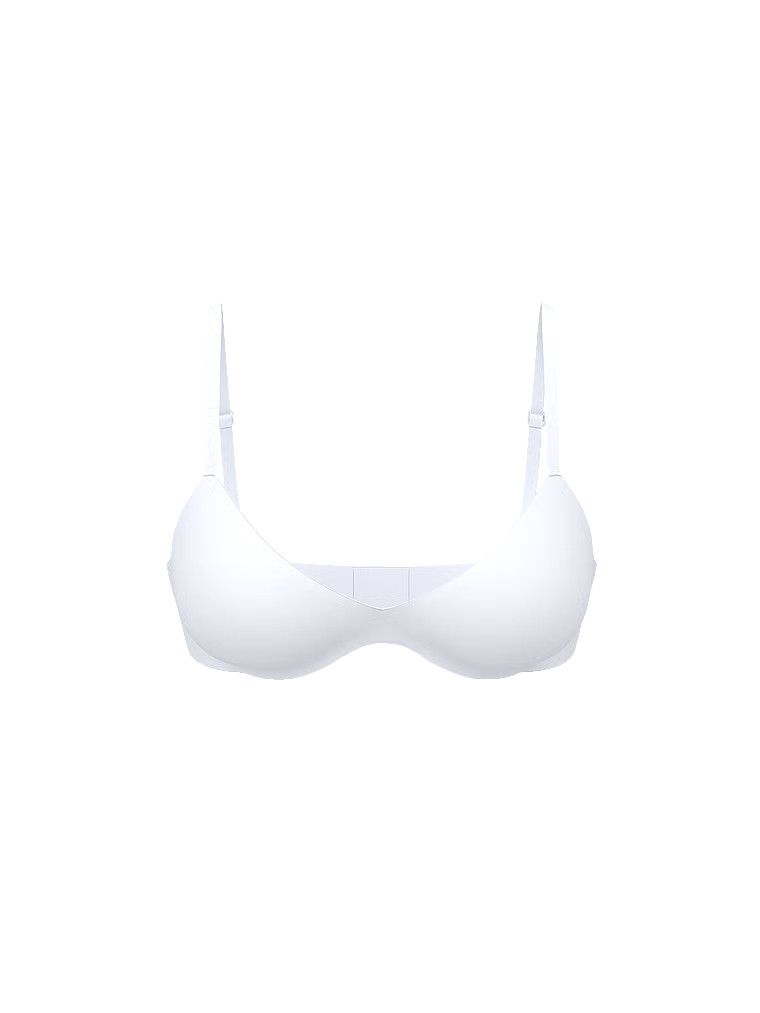 Sutien FlexFactor Demi ușor căptușit. Produsul este alb și provine din colecția Body by Victoria.