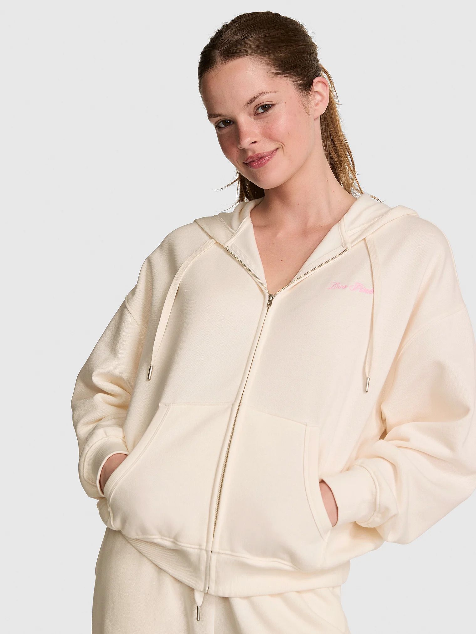 Hanorac cu glugă și fermoar Campus Fleece