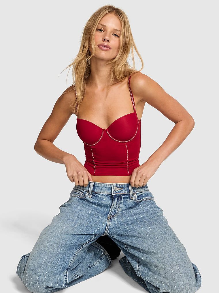 Top corset Wink cu burete ușor