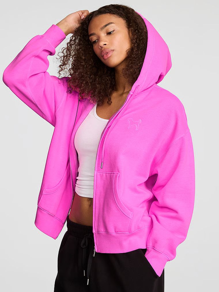 Hanorac cu glugă și fermoar Campus Fleece