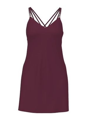 Very Sexy Rochie tip furou, din satin, cu bretele presărate cu strasuri strălucitoare la spate