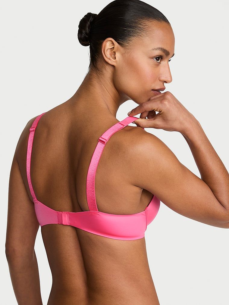 Sutien push-up Shine Strap. Produsul este roz și provine din colecția Very Sexy.