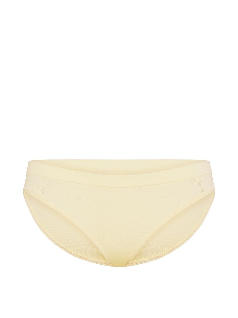 Chiloți de bikini cu pește cu flori. Produsul este de culoare galbenă și provine din colecția Seamless (Seamless Collection).