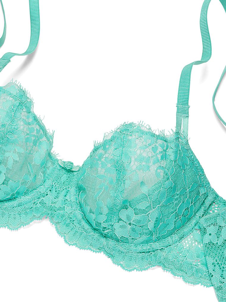 Wicked Lace Balconette fără sutien balconette cu căptușeală. Produsul are o culoare multicoloră și provine din colecția Dream Angels.
