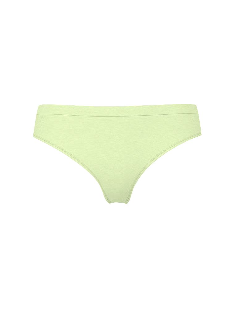 Tanga, coaste transparente fără cusură. Produsul este de culoare verde și provine din colecția Seamless (Seamless Collection).
