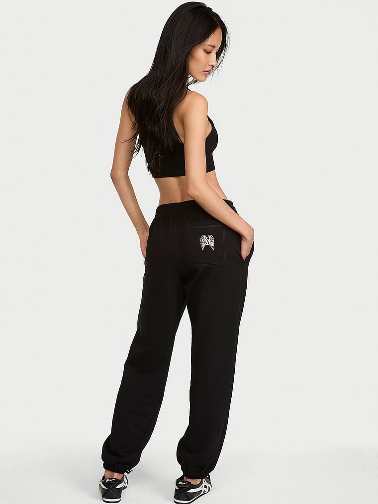 Angel Essentials Pantaloni Jogger pentru timpul liber din fleece