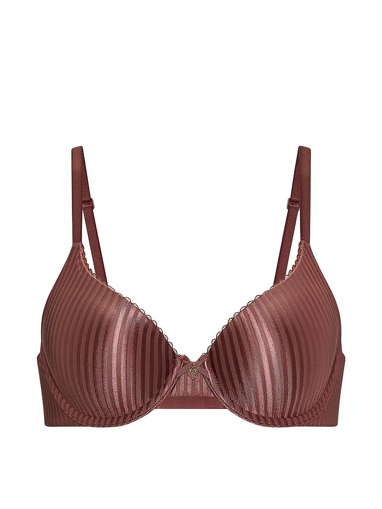 Sutiene ușor căptușit, cu cupe bine construite. Produsul este roz și provine din colecția Body by Victoria.